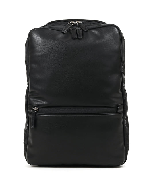 ナイロン×シュリンクレザータッチ合皮 スクエアリュック GDN1000